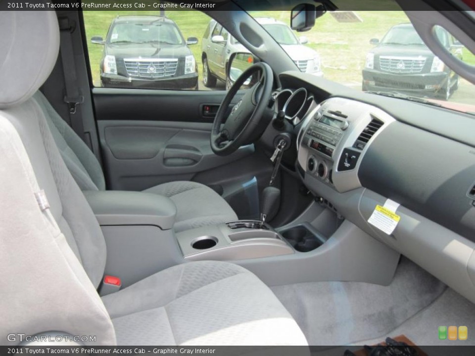 Graphite Gray Interior Photo for the 2011 Toyota Tacoma V6 PreRunner Access Cab #49564383