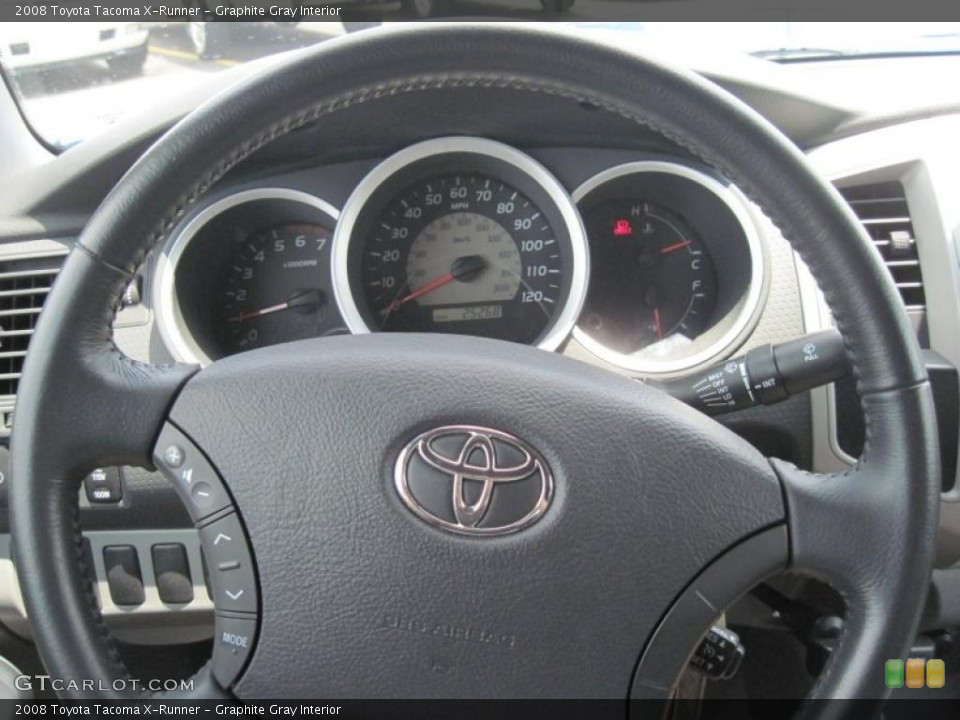Graphite Gray Interior Steering Wheel for the 2008 Toyota Tacoma X-Runner #49564899