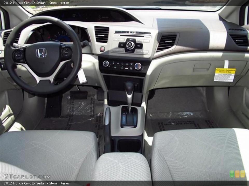 Stone Interior Photo for the 2012 Honda Civic LX Sedan #49566832