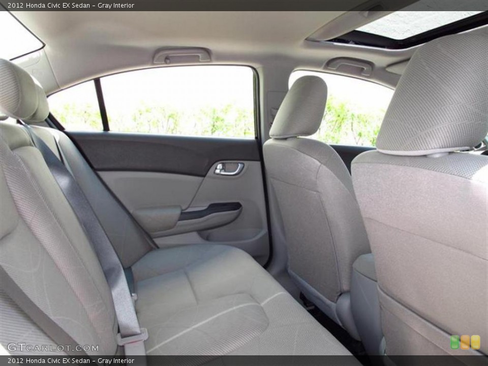 Gray Interior Photo for the 2012 Honda Civic EX Sedan #49567369
