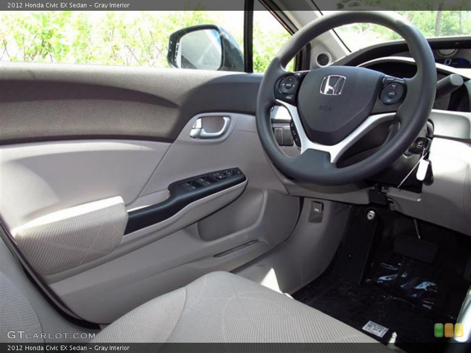 Gray Interior Photo for the 2012 Honda Civic EX Sedan #49567477