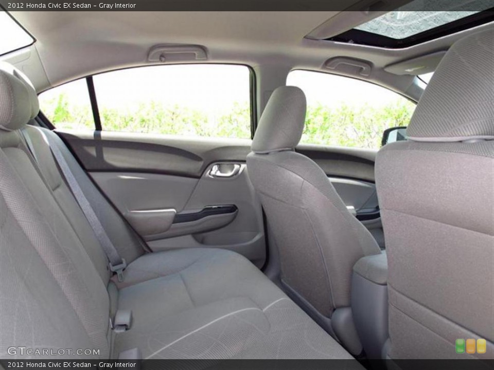 Gray Interior Photo for the 2012 Honda Civic EX Sedan #49567525