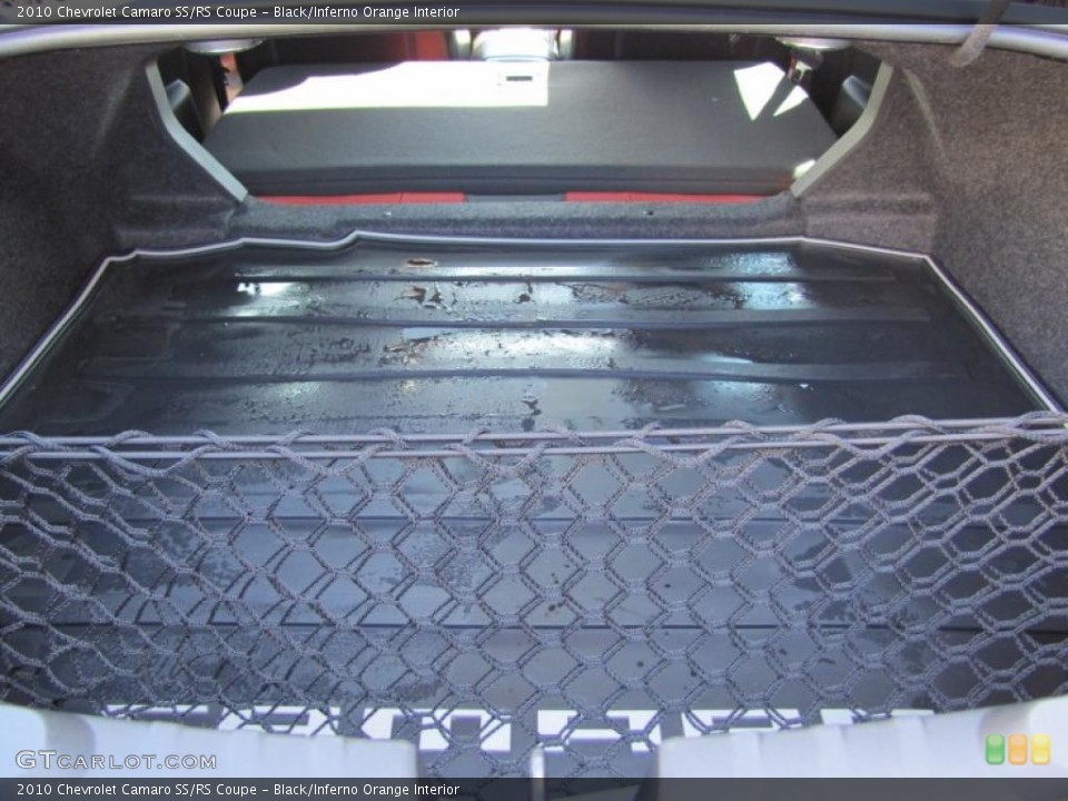 Black/Inferno Orange Interior Trunk for the 2010 Chevrolet Camaro SS/RS Coupe #49568446