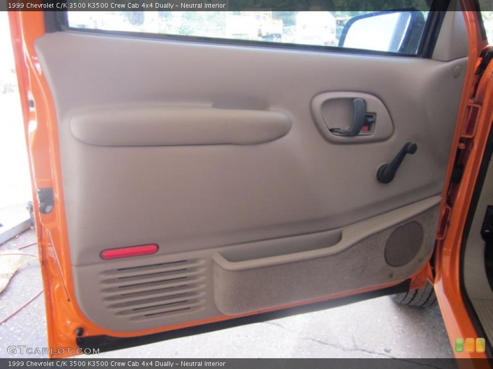 Neutral Interior Door Panel for the 1999 Chevrolet C/K 3500 K3500 Crew Cab 4x4 Dually #49569439