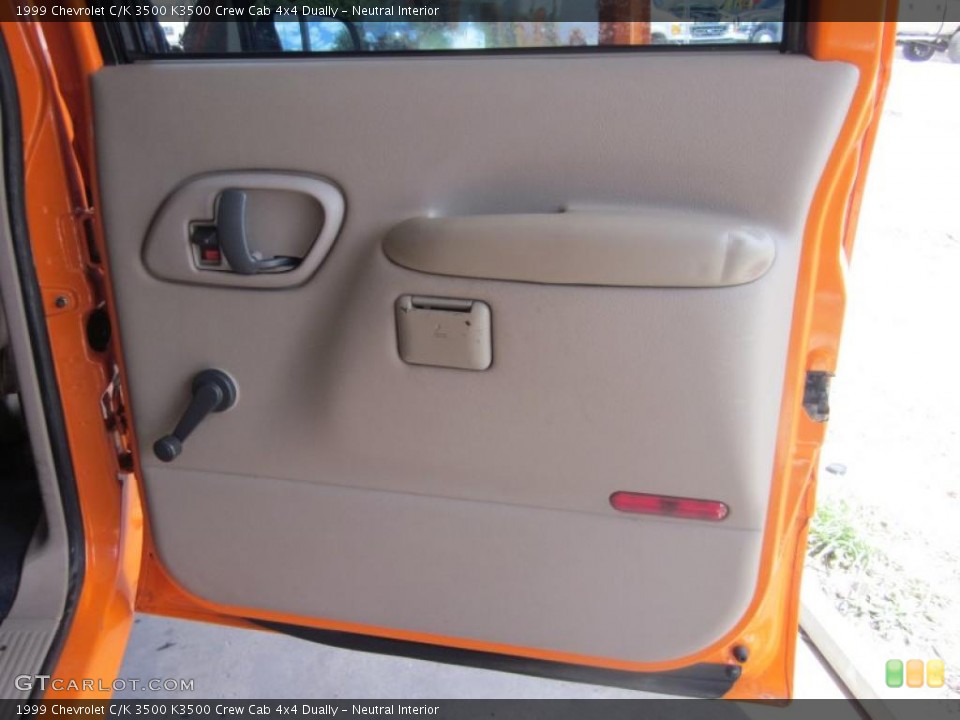 Neutral Interior Door Panel for the 1999 Chevrolet C/K 3500 K3500 Crew Cab 4x4 Dually #49569481