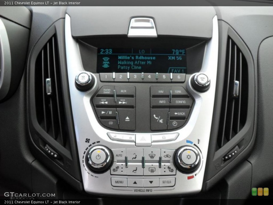 Jet Black Interior Controls for the 2011 Chevrolet Equinox LT #49571443