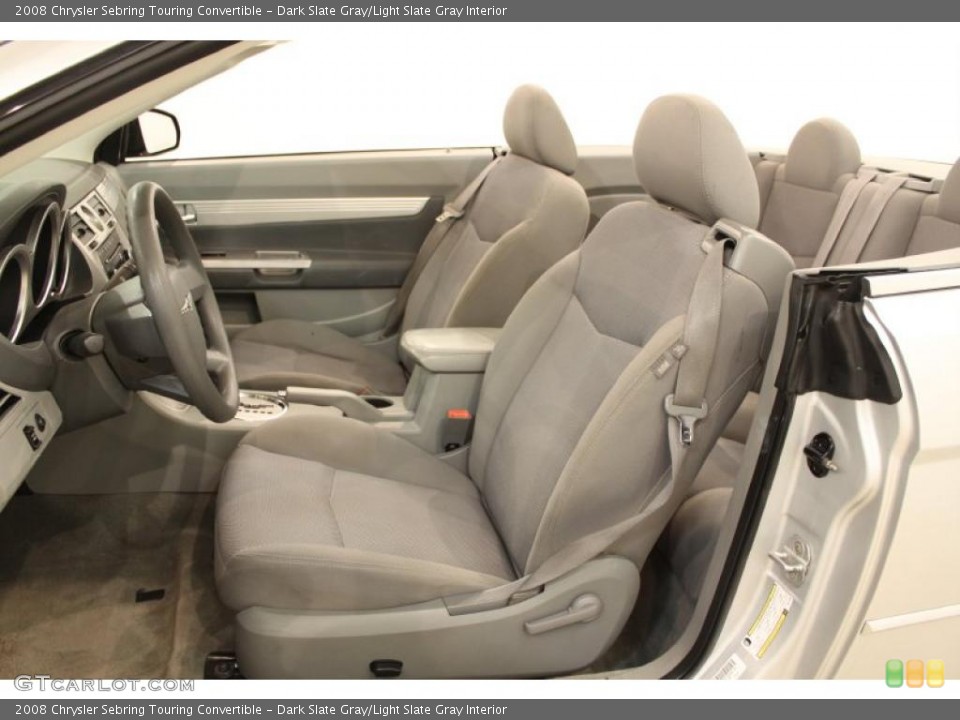 Dark Slate Gray/Light Slate Gray Interior Photo for the 2008 Chrysler Sebring Touring Convertible #49573132