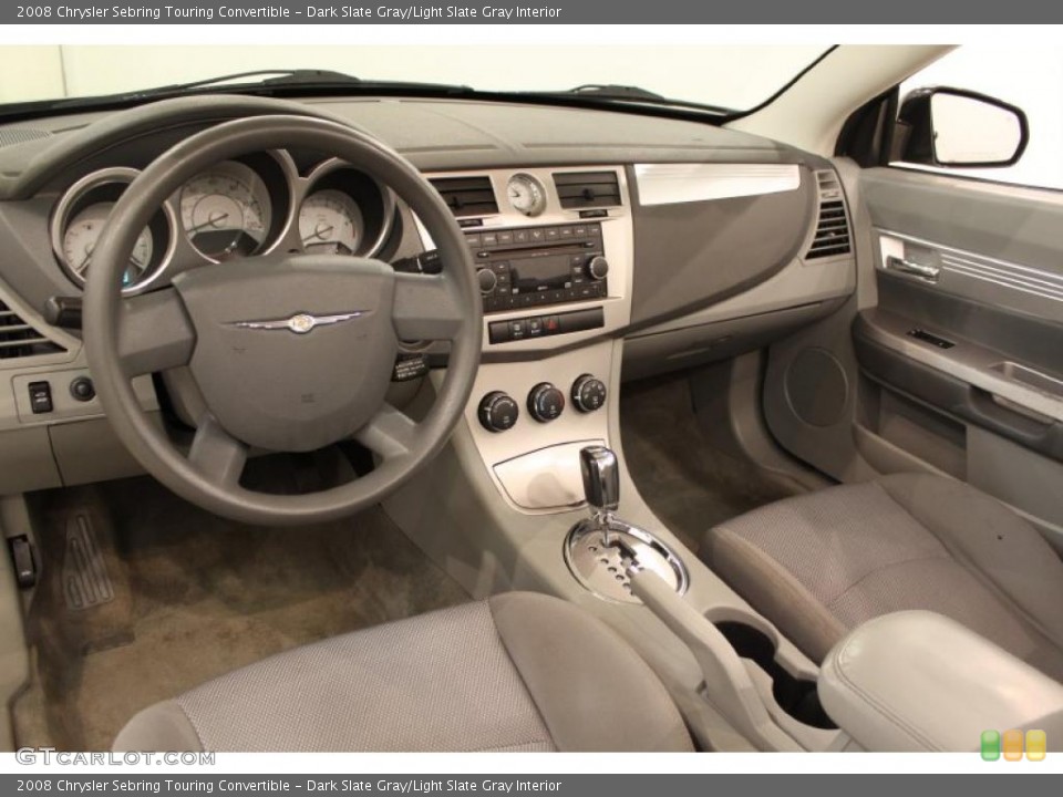 Dark Slate Gray/Light Slate Gray Interior Photo for the 2008 Chrysler Sebring Touring Convertible #49573147