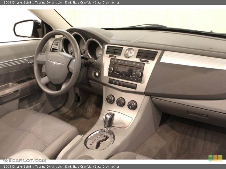 Dark Slate Gray/Light Slate Gray Interior Photo for the 2008 Chrysler Sebring Touring Convertible #49573219