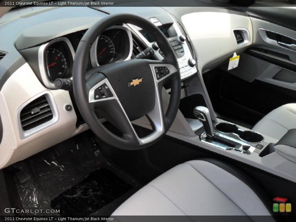 Light Titanium/Jet Black Interior Prime Interior for the 2011 Chevrolet Equinox LT #49573534