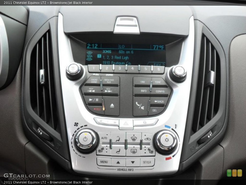 Brownstone/Jet Black Interior Controls for the 2011 Chevrolet Equinox LTZ #49574041