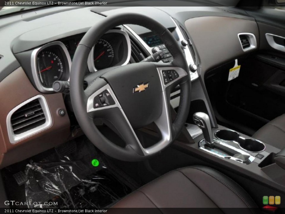 Brownstone/Jet Black Interior Prime Interior for the 2011 Chevrolet Equinox LTZ #49574266