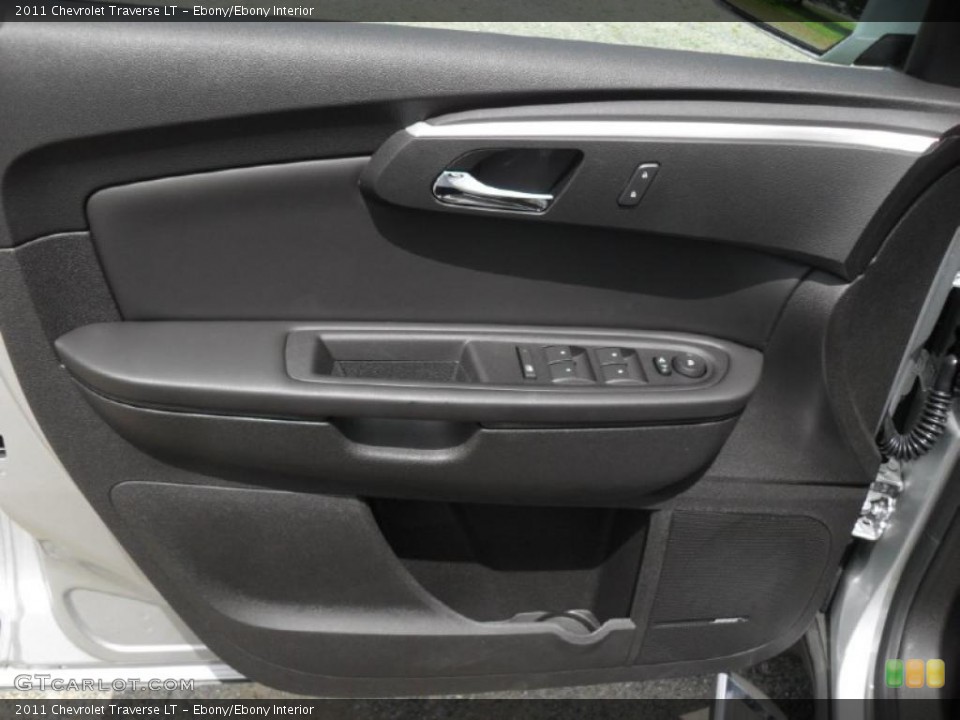 Ebony/Ebony Interior Door Panel for the 2011 Chevrolet Traverse LT #49574386