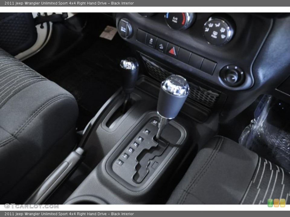 Black Interior Transmission for the 2011 Jeep Wrangler Unlimited Sport 4x4 Right Hand Drive #49575823