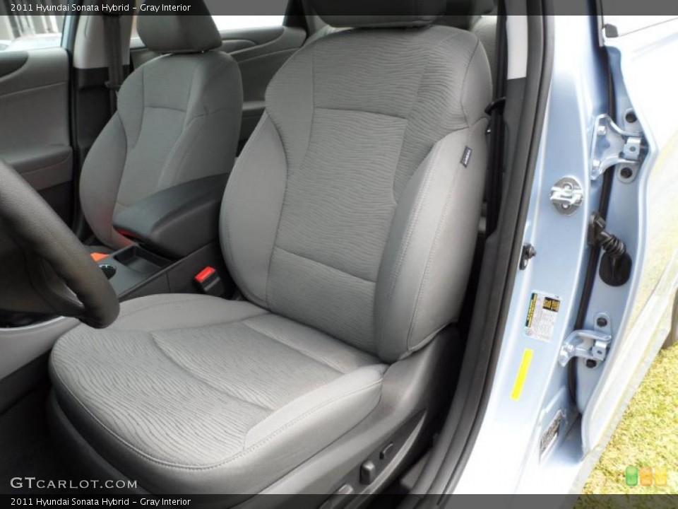 Gray Interior Photo for the 2011 Hyundai Sonata Hybrid #49576252