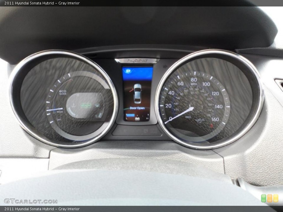 Gray Interior Gauges for the 2011 Hyundai Sonata Hybrid #49576431