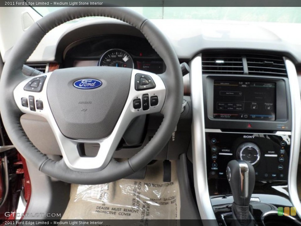Medium Light Stone Interior Dashboard for the 2011 Ford Edge Limited #49577497