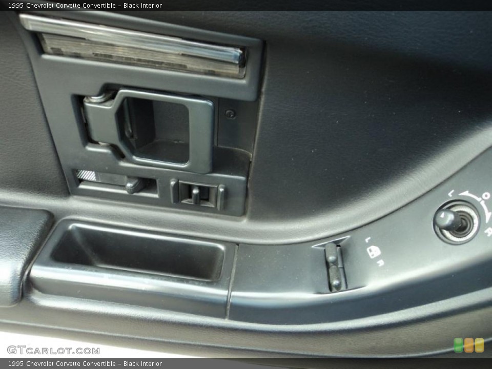 Black Interior Controls for the 1995 Chevrolet Corvette Convertible #49578325
