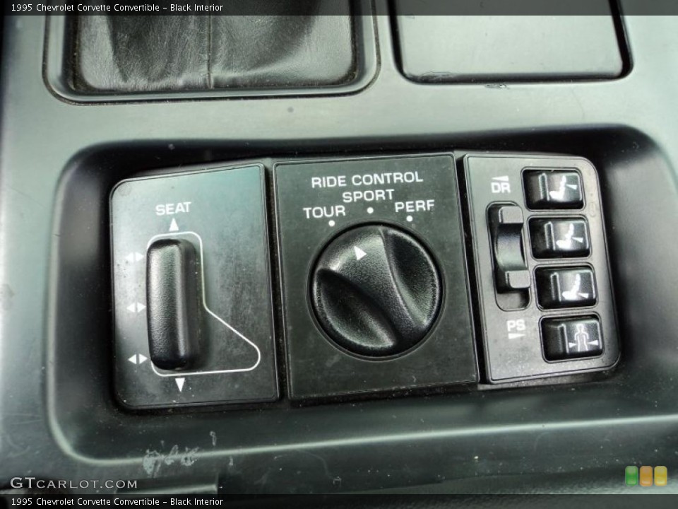 Black Interior Controls for the 1995 Chevrolet Corvette Convertible #49578427