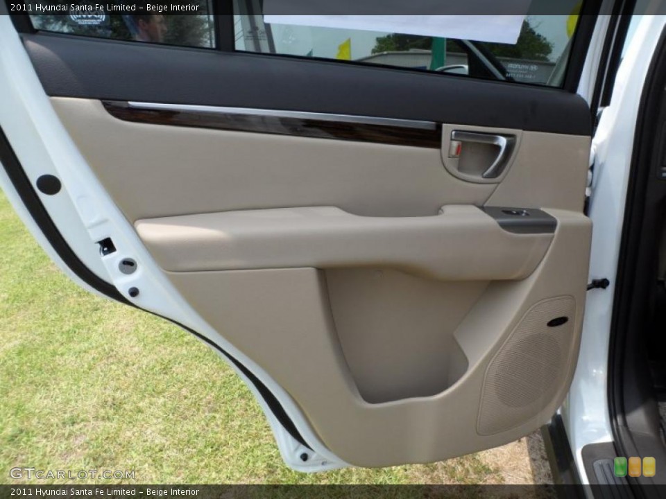 Beige Interior Door Panel for the 2011 Hyundai Santa Fe Limited #49579792