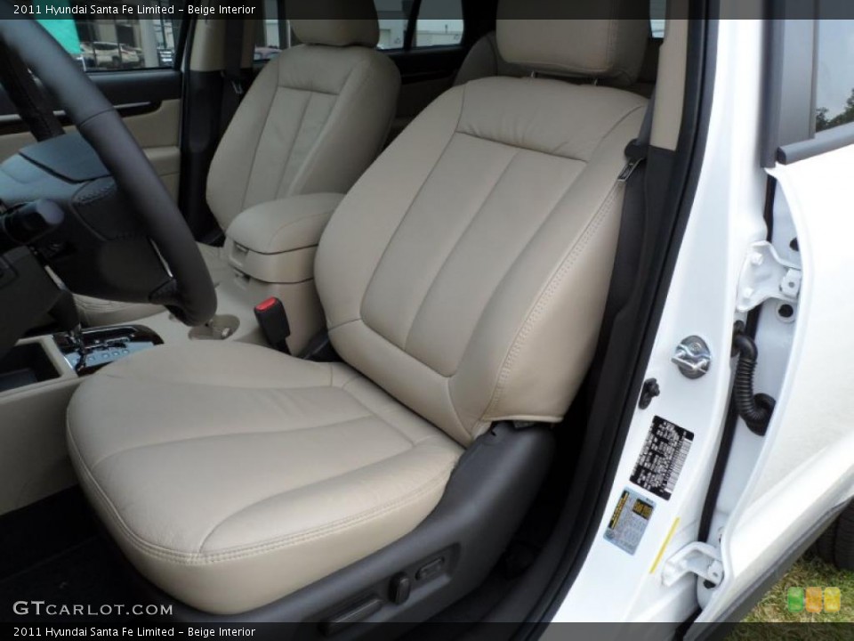 Beige Interior Photo for the 2011 Hyundai Santa Fe Limited #49579852