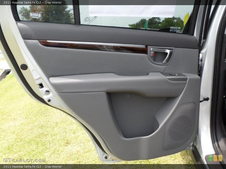 Gray Interior Door Panel for the 2011 Hyundai Santa Fe GLS #49580335