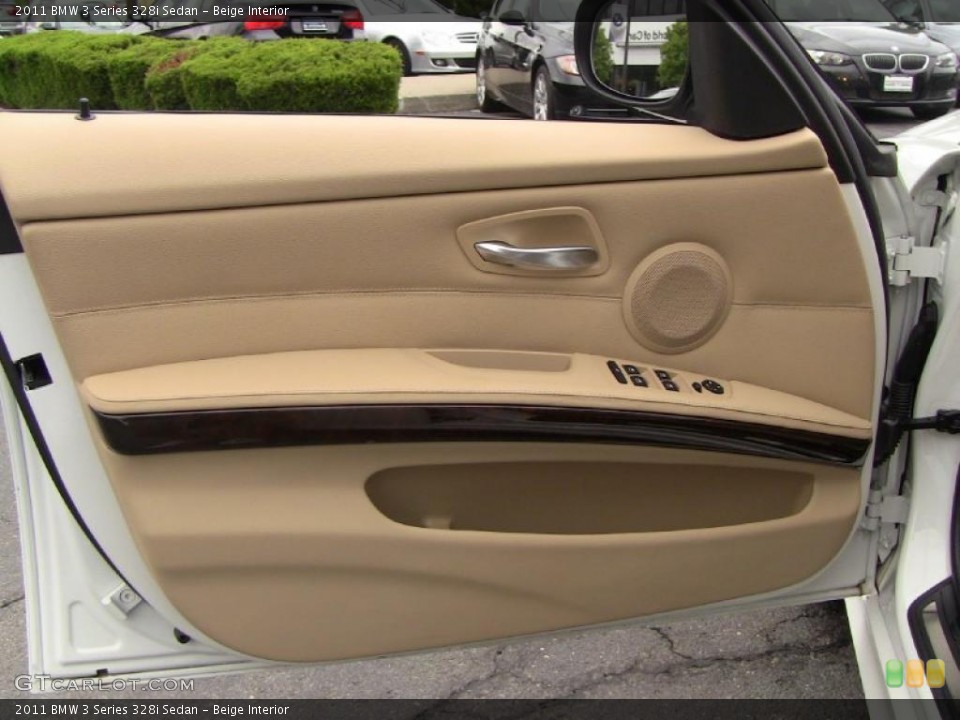 Beige Interior Door Panel for the 2011 BMW 3 Series 328i Sedan #49582039