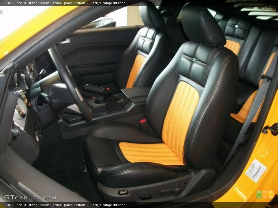 Black/Orange Interior Photo for the 2007 Ford Mustang Saleen Parnelli Jones Edition #49584643