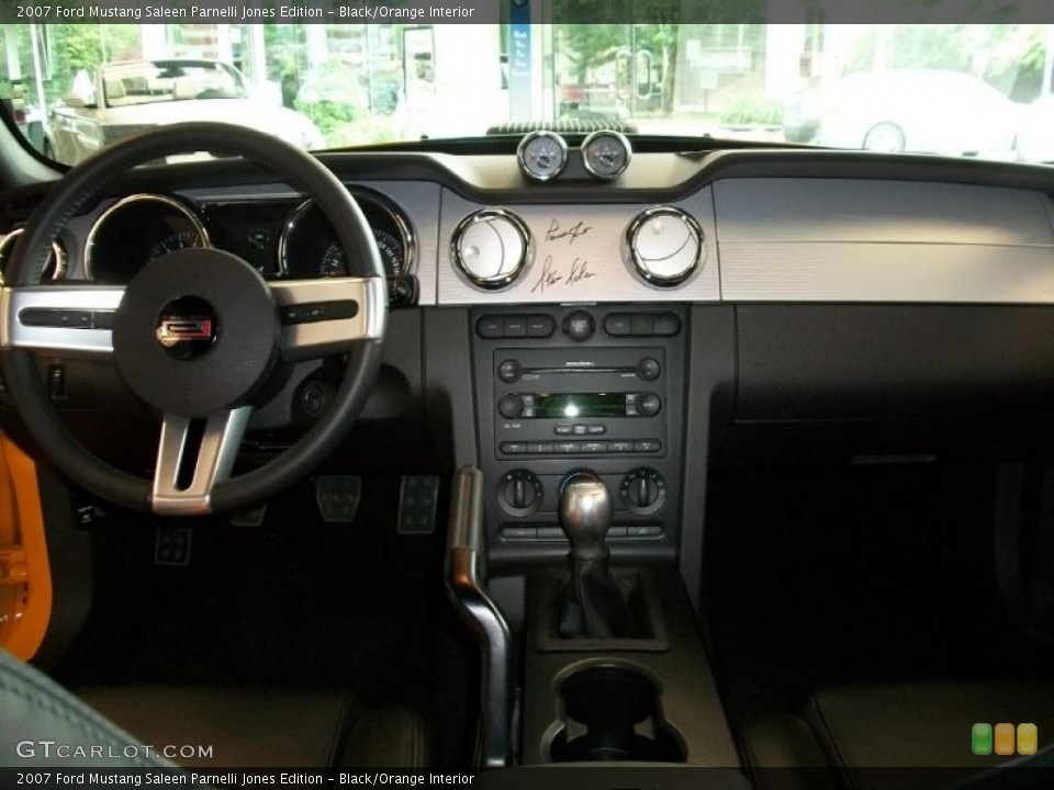 Black/Orange Interior Controls for the 2007 Ford Mustang Saleen Parnelli Jones Edition #49584658