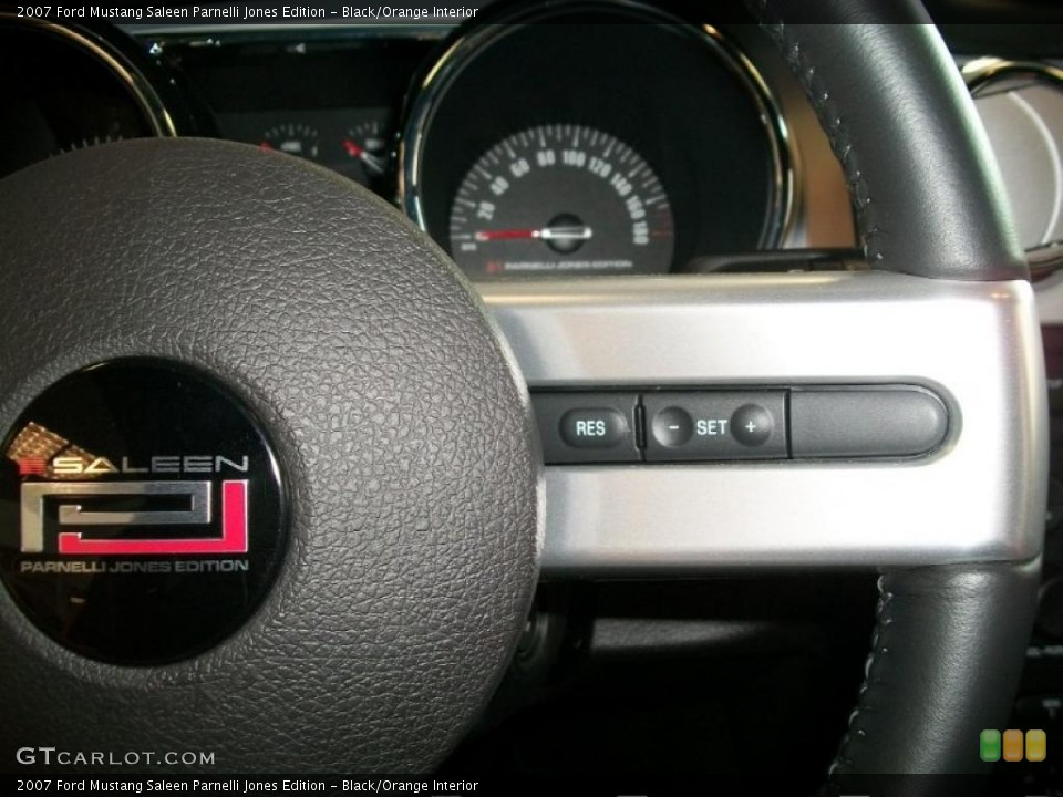 Black/Orange Interior Controls for the 2007 Ford Mustang Saleen Parnelli Jones Edition #49584700