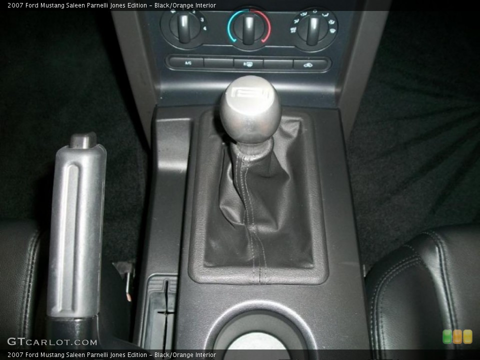 Black/Orange Interior Transmission for the 2007 Ford Mustang Saleen Parnelli Jones Edition #49584763
