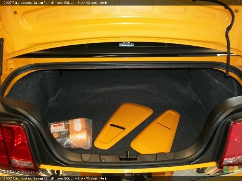 Black/Orange Interior Trunk for the 2007 Ford Mustang Saleen Parnelli Jones Edition #49584778
