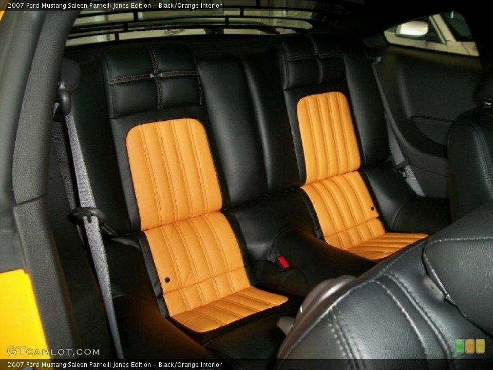 Black/Orange Interior Photo for the 2007 Ford Mustang Saleen Parnelli Jones Edition #49584853