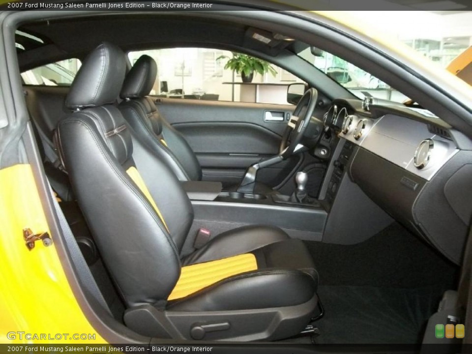 Black/Orange Interior Photo for the 2007 Ford Mustang Saleen Parnelli Jones Edition #49584883