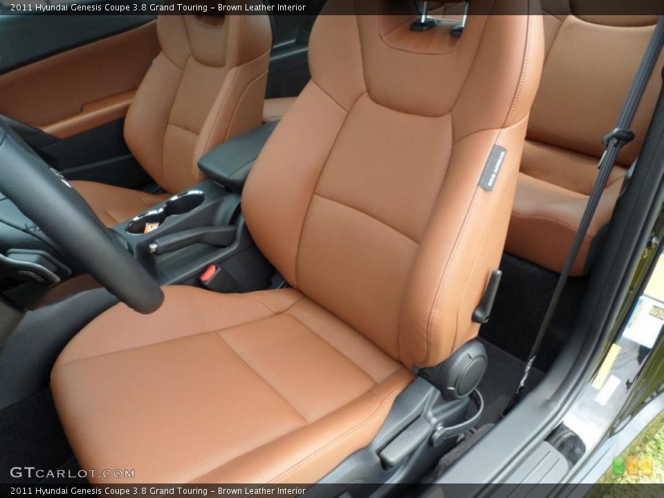 Brown Leather Interior Photo for the 2011 Hyundai Genesis Coupe 3.8 Grand Touring #49584952