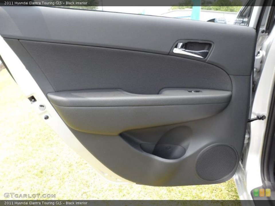 Black Interior Door Panel for the 2011 Hyundai Elantra Touring GLS #49585489