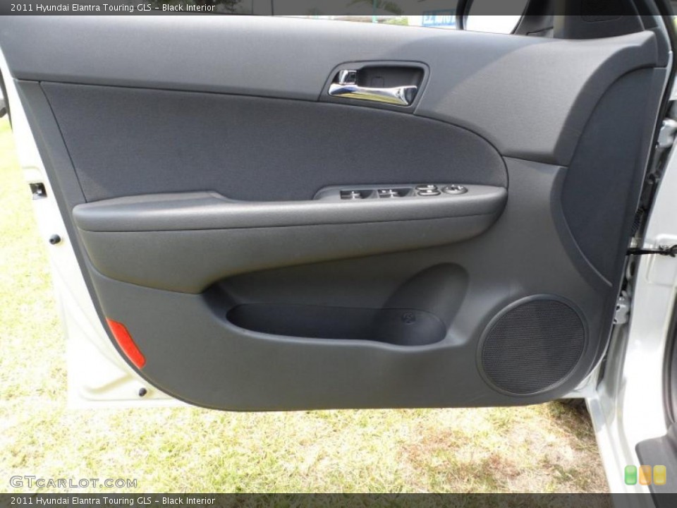 Black Interior Door Panel for the 2011 Hyundai Elantra Touring GLS #49585516