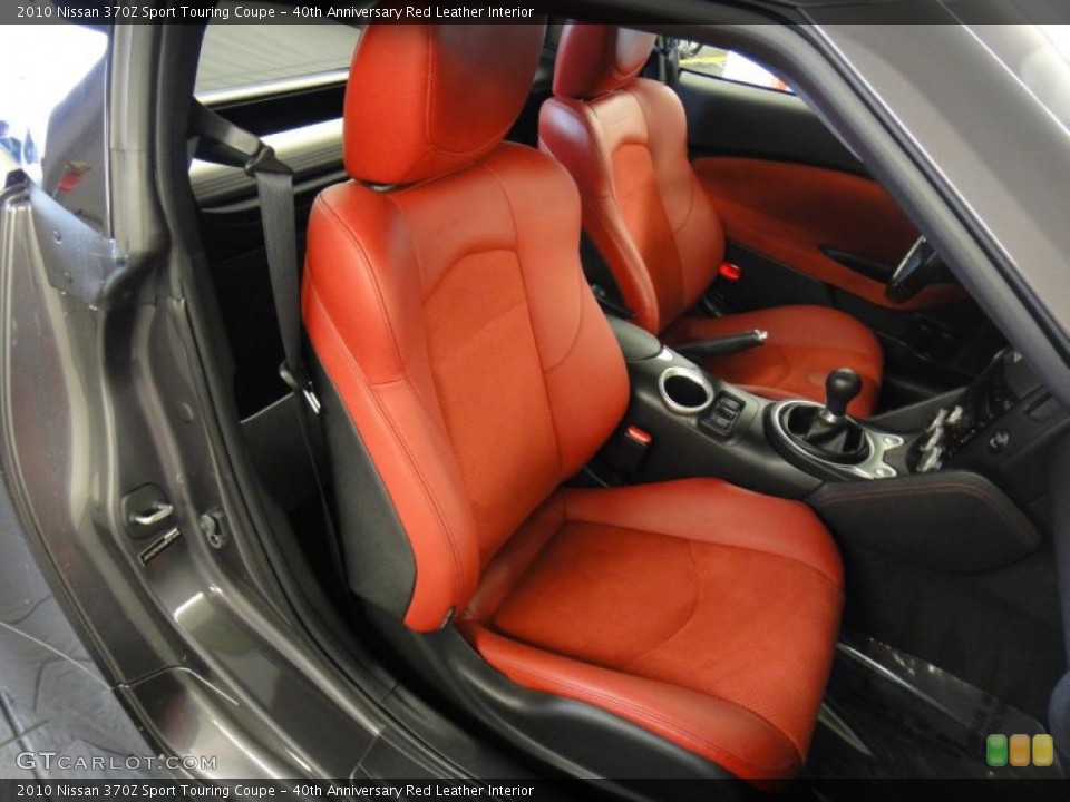 40th Anniversary Red Leather Interior Photo for the 2010 Nissan 370Z Sport Touring Coupe #49585810