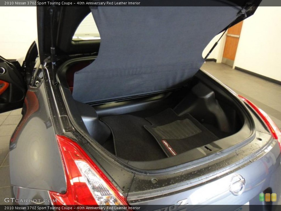 40th Anniversary Red Leather Interior Trunk for the 2010 Nissan 370Z Sport Touring Coupe #49585903