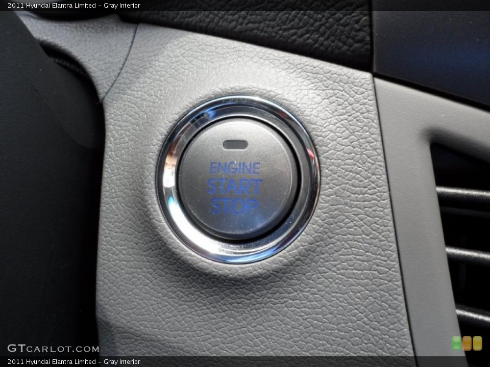 Gray Interior Controls for the 2011 Hyundai Elantra Limited #49586197