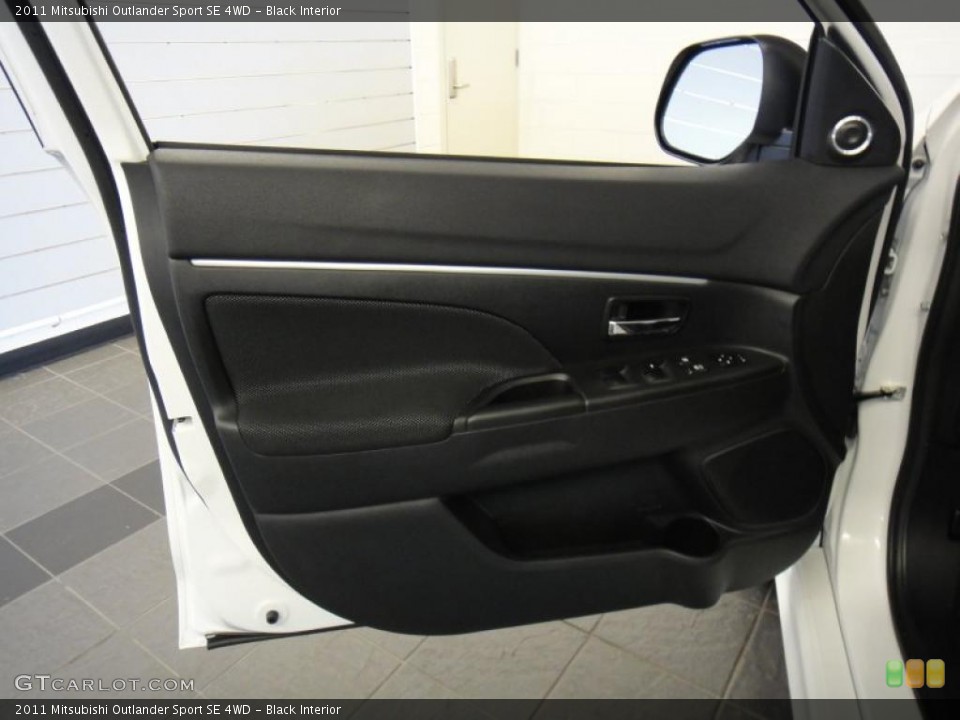 Black Interior Door Panel for the 2011 Mitsubishi Outlander Sport SE 4WD #49586311
