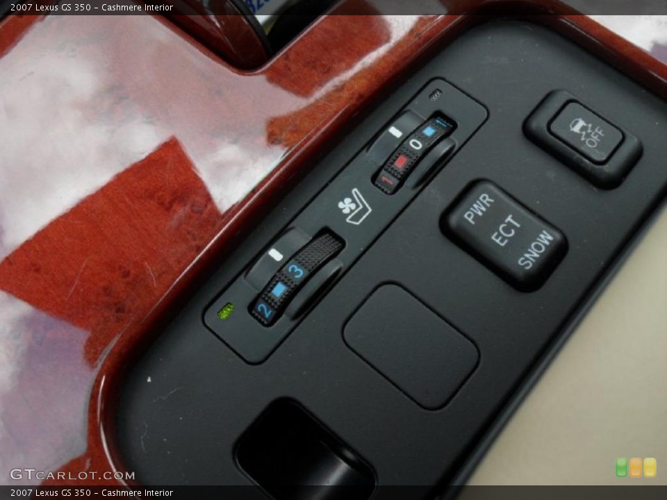 Cashmere Interior Controls for the 2007 Lexus GS 350 #49586569