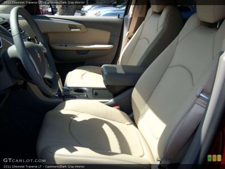 Cashmere/Dark Gray Interior Photo for the 2011 Chevrolet Traverse LT #49587058