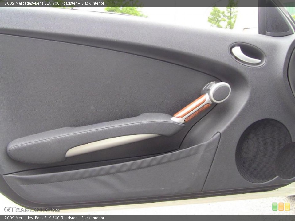 Black Interior Door Panel for the 2009 Mercedes-Benz SLK 300 Roadster #49587553