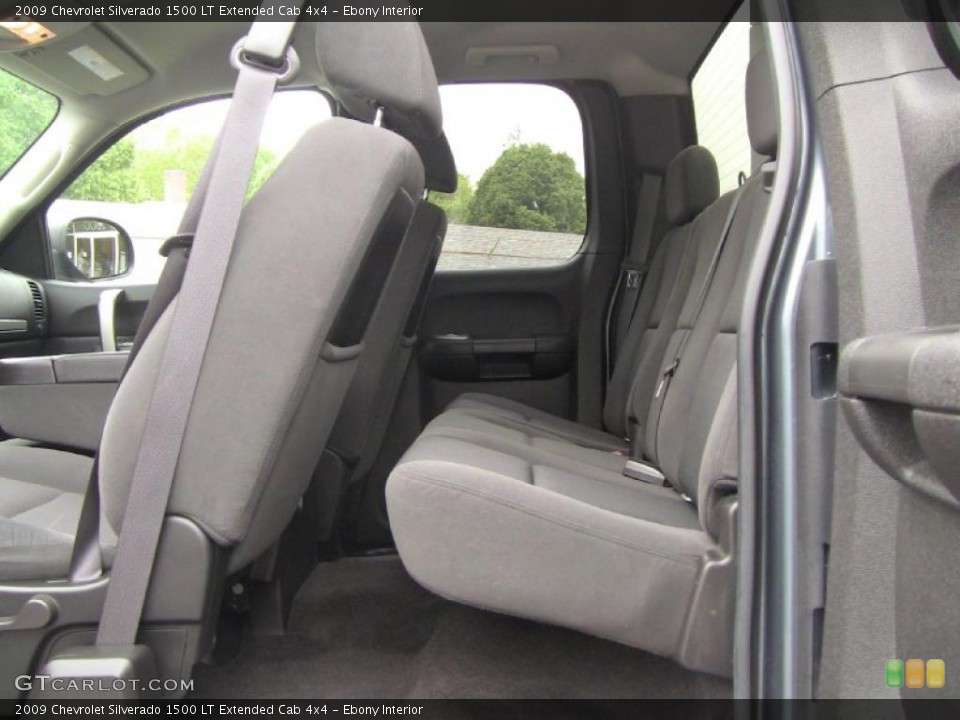 Ebony Interior Photo for the 2009 Chevrolet Silverado 1500 LT Extended Cab 4x4 #49588423
