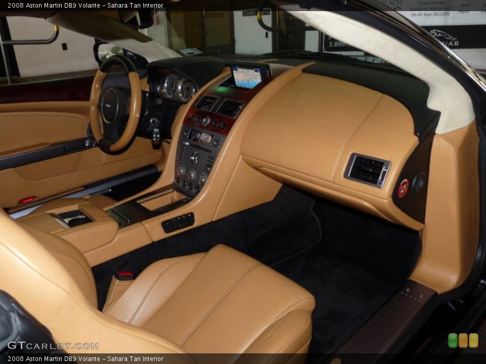 Sahara Tan Interior Dashboard for the 2008 Aston Martin DB9 Volante #49588540