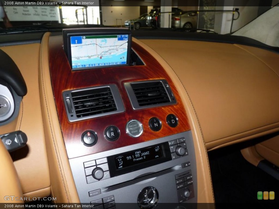 Sahara Tan Interior Navigation for the 2008 Aston Martin DB9 Volante #49588615