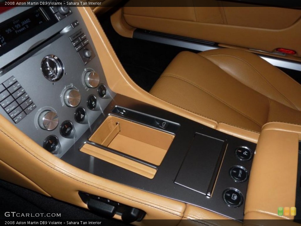 Sahara Tan Interior Controls for the 2008 Aston Martin DB9 Volante #49588648