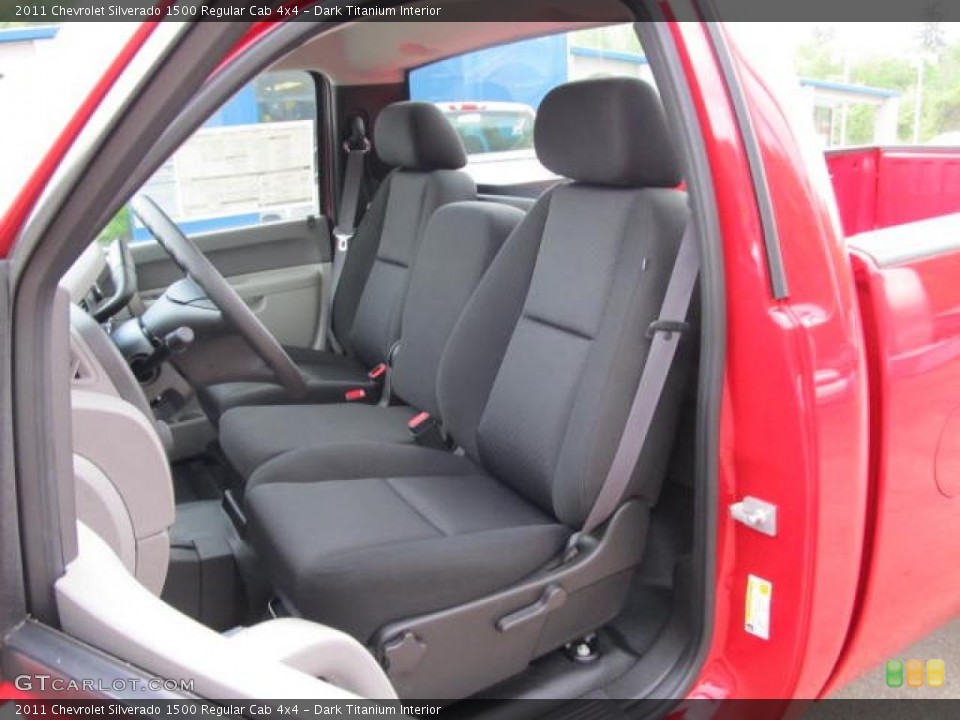 Dark Titanium Interior Photo for the 2011 Chevrolet Silverado 1500 Regular Cab 4x4 #49590595