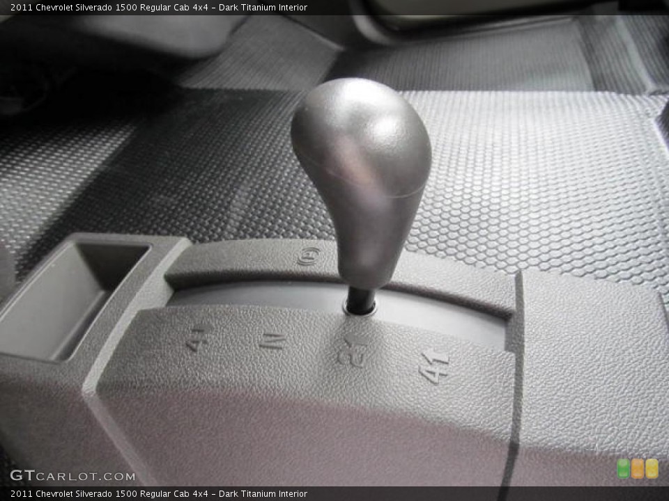 Dark Titanium Interior Controls for the 2011 Chevrolet Silverado 1500 Regular Cab 4x4 #49590640